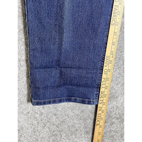 JMS Just My Size Straight Leg Jeans Womens Size 18W Stretch Blue Denim Pockets - Picture 7 of 8